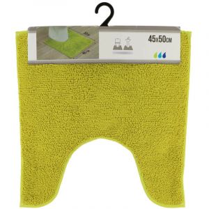 Image de Tendance Tapis contour WC en polyester Vert anis 45 x 50 cm - Anis