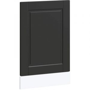 VidaXL Panneau de lave-vaisselle Porto noir 45x1,5x67 cm