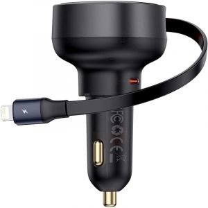 Baseus Chargeur USB-C/Lightning 60w Noir