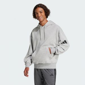 Adidas Sweat-shirt à capuche ample French terry logo à 3 bandes Essentials, pointure XX-Large - Taille XX-Large