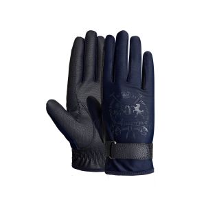 Gants d'équitation avec logo imprimé femme B Vertigo Laia