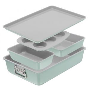 Tefal Set 5 pieces Ceramik, Moules Empilables Revetement ceramique J175S504