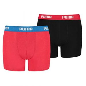 Puma Basic Boxer, Red/Black, 134-140 (Lot de 2) Garçon