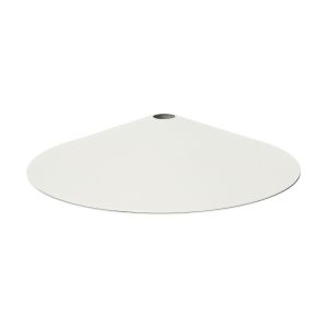 Ferm Living Abat-jour en fer peint par poudrage intérieur blanc 58cm Collect