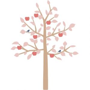 Image de Mimi'Lou Sticker géant arbreBig Apple Tree rose (180 cm)