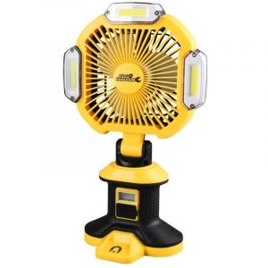 Euro Vanadium - Projecteur led rechargeable avec ventilateur