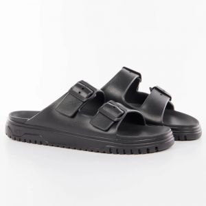 Armani Exchange Claquette AX eagle Femme Noir