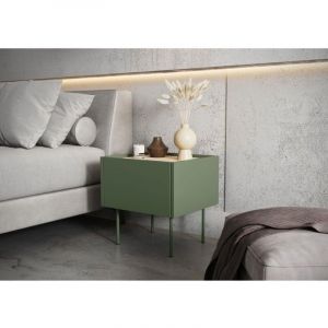 Image de Bobochic Table de chevet 1 tiroir atlas Vert