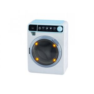 Machine a laver enfant sons et lumiere - jouet lave linge 4 programmes tiroir lessive tambour rotatif - set jeu imitation et carte