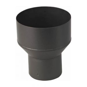 Ten Manchon r&eacute;duit noir mat O180-125