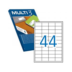 APLI Tiquettes adhésives multi3/ 48.5 x 25.4mm/ 100 feuilles