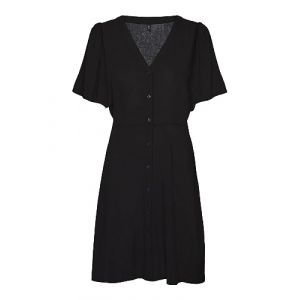 Image de Vero Moda Bestseller A/S Vmalba SS Robe Courte WVN Noos, Noir 2, s Femme