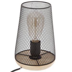 Atmosphera Lampe en fer et bois