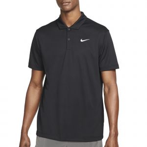 Image de Nike Polo à Manches Courtes Court Dri Fit Solid M Black / White