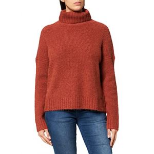Superdry Sweater Col Roulé Studios Chunky L Burnt Brick