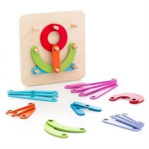 Plateau de jeu en bois pour création montessori