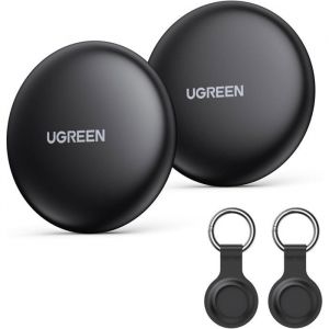Ugreen Finetrack Mini Traceur Bluetooth Ios, 18 Mois Batterie, Localisateur Objets Find My, Lot De 2.