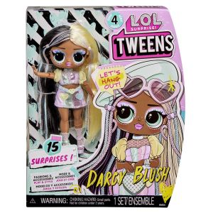 Image de L O L Surprise Tweens S4 Doll Poupée Darcy Blush 17 cm Accesoires surprises