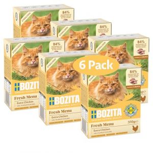 Bozita Tetra Bouchées en sauce 6 x 370 g - Sterilised poulet