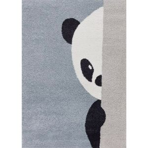 Tapis chambre d'enfant Yellow Tipi Shy Panda