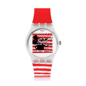 Swatch Montre Femme, homme Originals Rouge