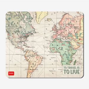 Image de Legami Tapis de souris - 18 x 21 cm - Voyages