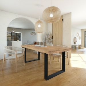 Table Cantal 200x100 / Chêne Massif/