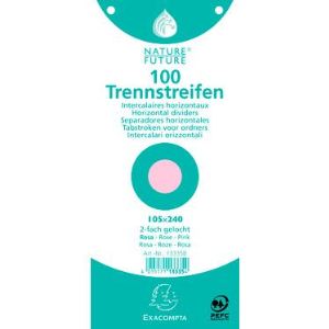 Image de Exacompta Etui de 100 fiches Uni perforé (105x240 mm)