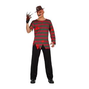 Atosa Déguisement Assassin Freddy Rayé Pour Homme Plusieurs Tailles (Taille S)