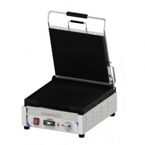 Casselin Grill Panini XL Premium Rainurée / Rainurée avec Minuteur - - CGPRRXLPT