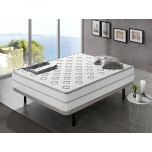Dormalit Matelas 150X200 CHANEL &Eacute;paisseur 22 CM M&eacute;moire de forme combin&eacute; &agrave; un tissu t rmo r&eacute;glable