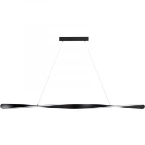 Lampe Suspendue Led En Métal Noir Mahoi