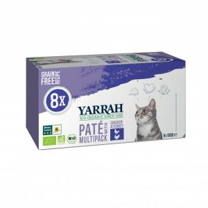 Yarrah Chat Pâtée Poulet Et Dinde Bio