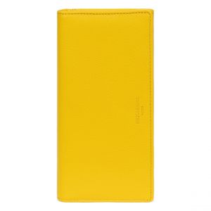 Hexagona Portefeuille long Cuir CONFORT Jaune Rhea