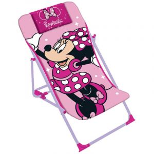 Arditex Chaise Longue Pliante - Disney Minnie Mouse - 61x43x66 cm