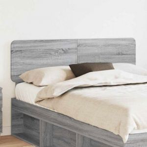 VidaXL T&ecirc;te de lit Gris Sonoma 160 cm Bois d'ing&eacute;nierie
