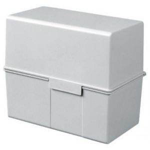 Image de Han 977-11 - Boîte à fiches DIN A7, avec couvercle, pour 300 fiches, coloris gris clair