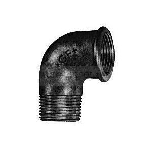 Atusa Coude fonte malléable 92 galvanisée 26X34 Réf. 09205005