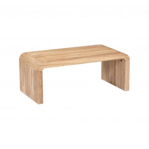Table basse rectangulaire en acacia massif 100cm