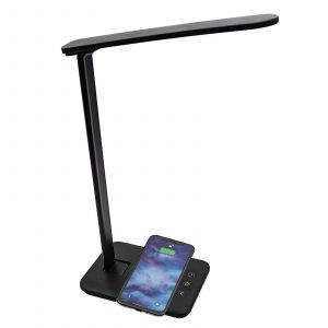 Denver Electronics LQI-105 lampe à poser LED, dim CCT USB QI