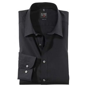 Olymp Level Five col Kent Uni Noir 6090/64/68,Noir,taille col: 43