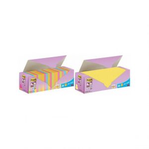 Post-It Bloc-note Super Sticky Z-Notes, 76 x 76 mm, 20