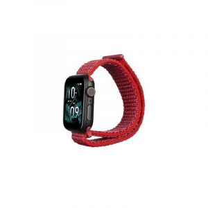Case For You - Bracelet Nylon Apple Watch - 38/40/41 mm - Couleur : Rouge - Modèle : Apple Watch