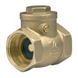 Invena 3/4 "clac swing de non-retour clapet laiton valves unidirectionnelles