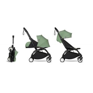 Image de Babyzen Poussette compacte 2en1 yoyo2 peppermint avec repose-pieds noir 0+ 6+ -