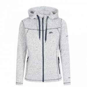 Trespass Veste polaire ODELIA - Femme (3XL) (Blanc chiné/bleu marine) - UTTP4127
