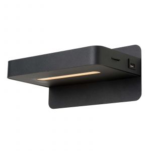 Lucide Applique murale ATKIN LED Noir, 1 lumi&egrave;re - Moderne - Int&eacute;rieur - ATKIN - D&eacute;lai de livraison moyen: 10 &agrave; 14 jours ouvr&eacute;s. Port gratuit France m&eacute;tropolitaine et Belgique d&egrave;s 100 &euro;.