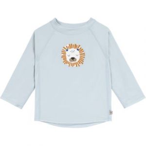 Lässig T-shirt Anti-UV Manches Longues Desert Aventure Lion Bleu Poudré - 18/24 Mois