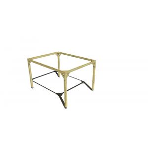 Pergola bois &bull; 3m x 4m &bull; ind&eacute;pendante &bull; cadre simple &bull; livraison comprise