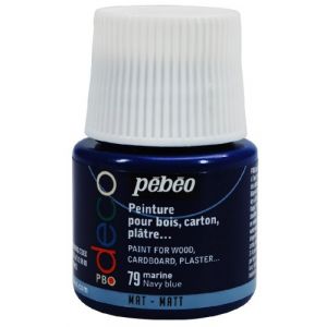 Image de Pebeo Peinture acrylique P.BO deco mate 45ml 79 - Marine